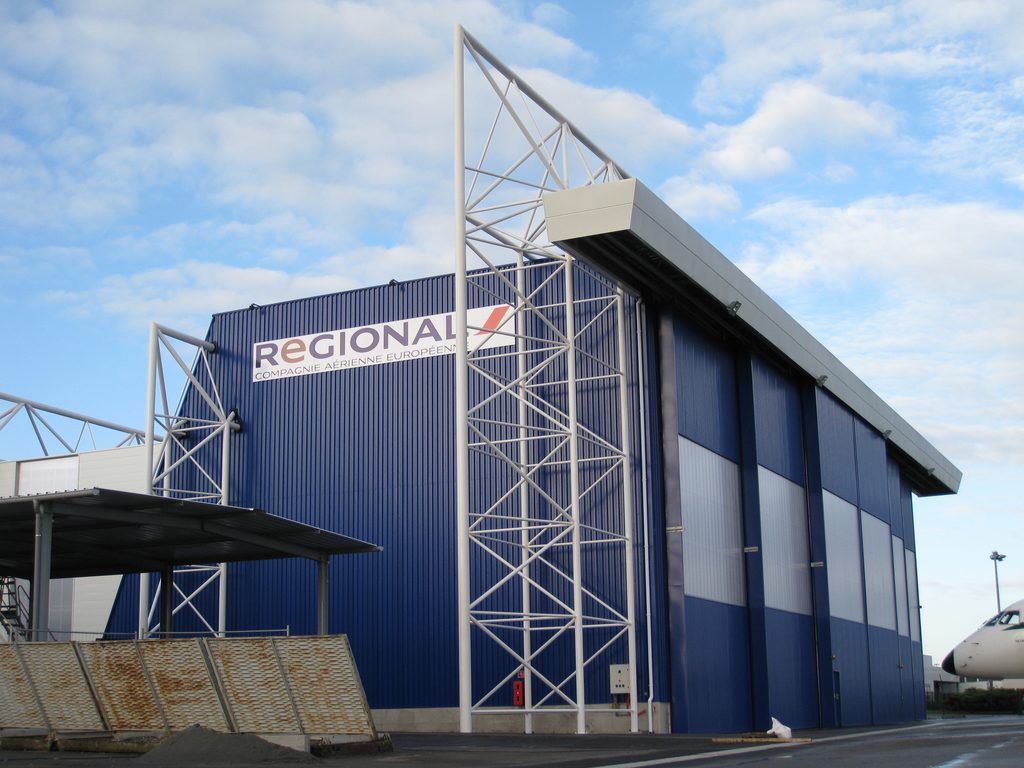 Hangar de maintenance, Lesquin, vue 1