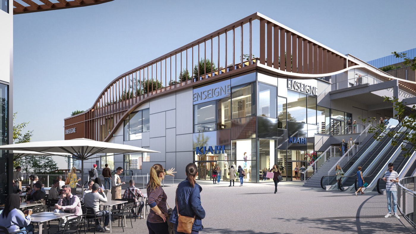 Retail park, Clermont-Ferrand, vue 2