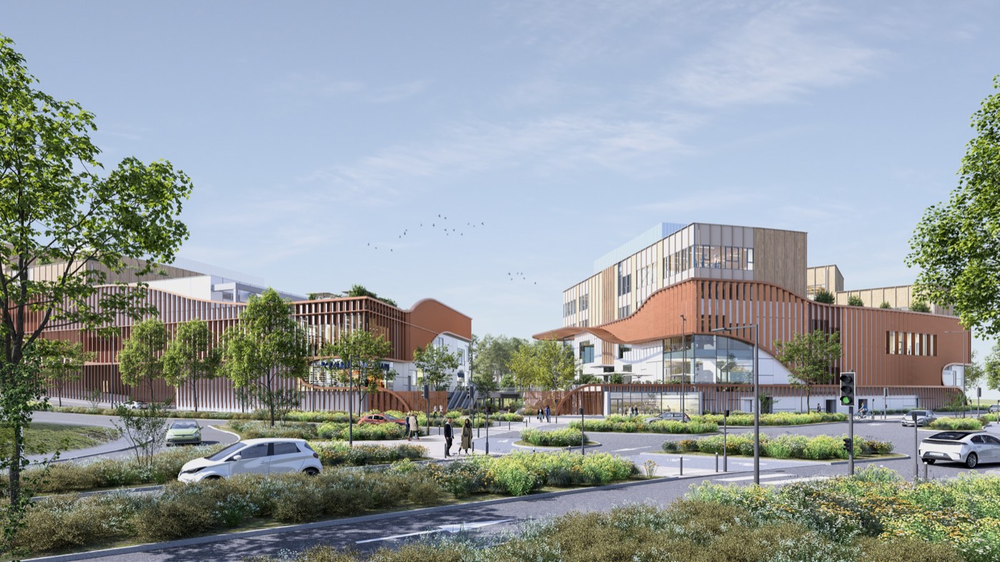 Retail park, Clermont-Ferrand, vue 6