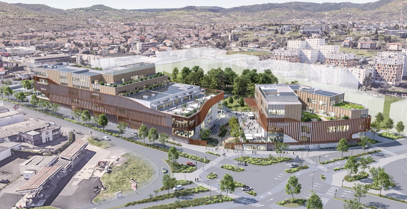 Retail park, Clermont-Ferrand, vue 7