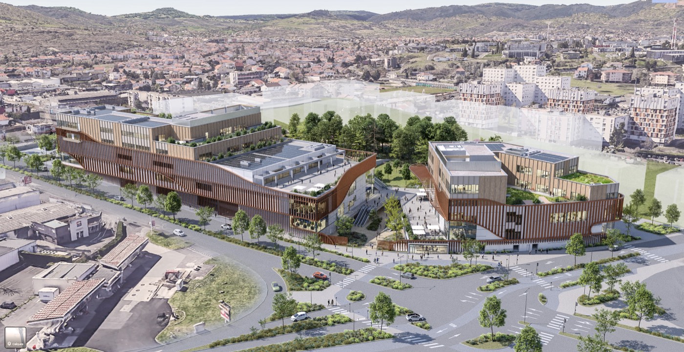 Retail park, Clermont-Ferrand, vue 8
