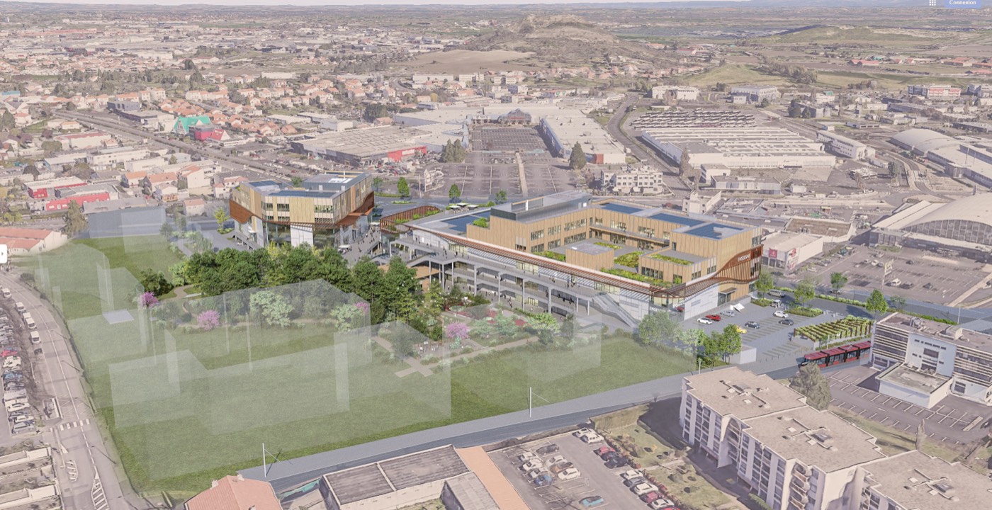 Retail park, Clermont-Ferrand, vue 9